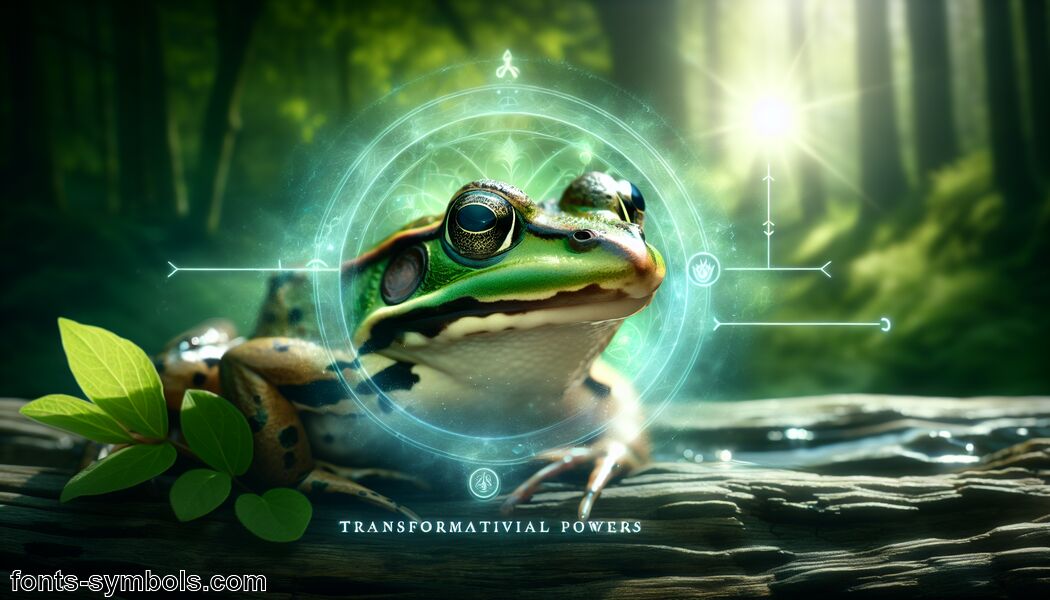 Überwindung von Ängsten durch Transformation   - Krafttier Frosch » Der Frosch und seine transformative Kraft  